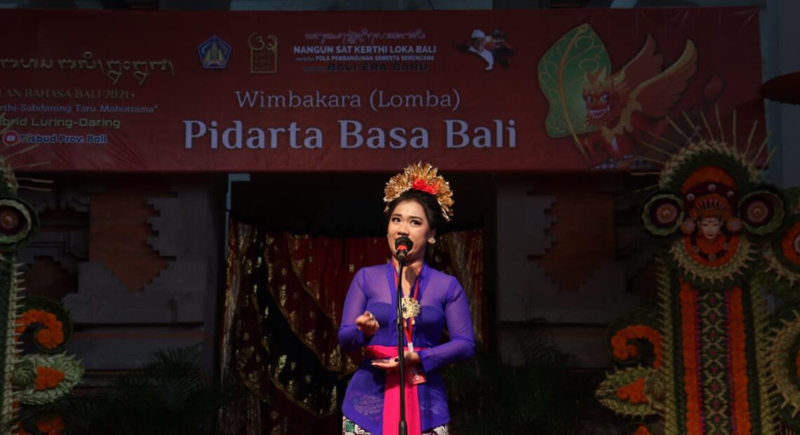 Tanpa Penonton 17 Peserta Wimbakara Pidarta Bahasa Bali
