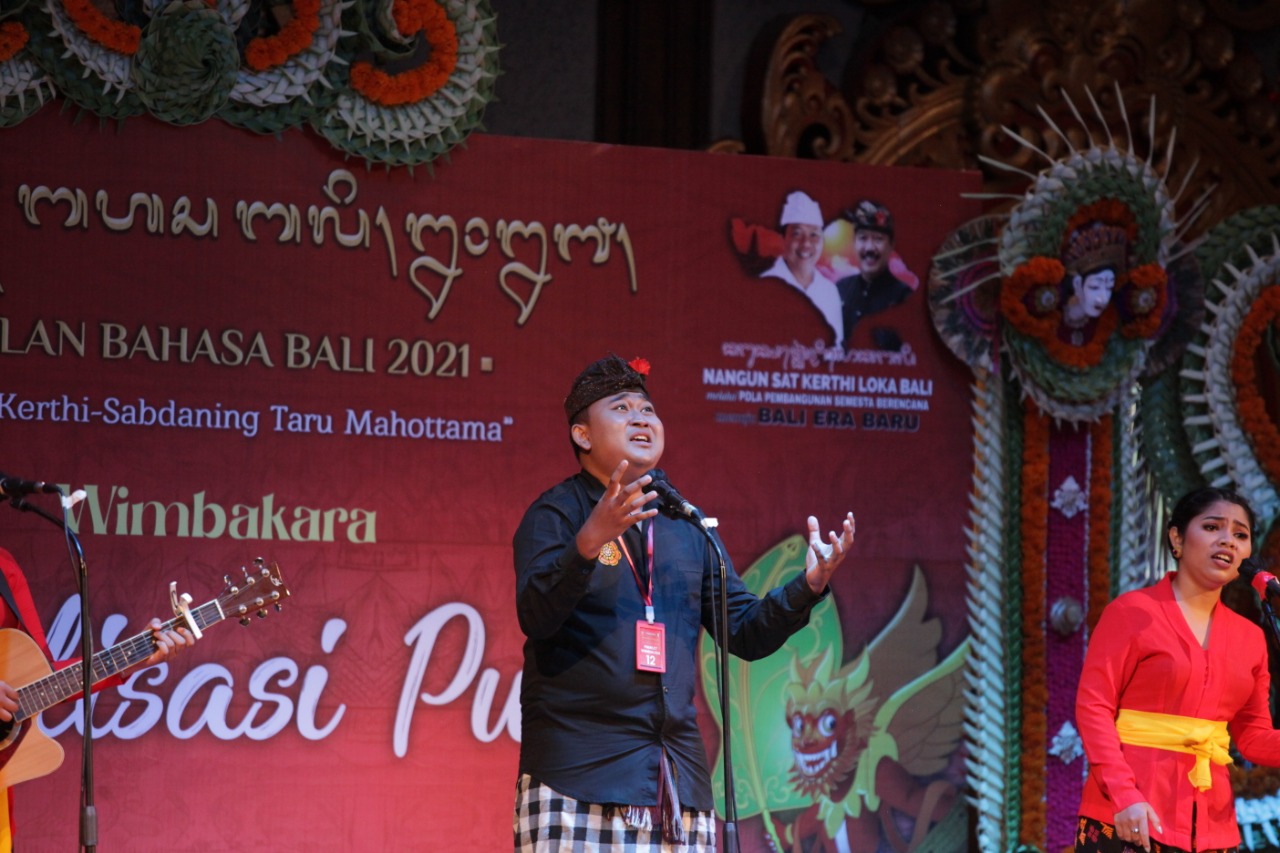  Wimbakara Musikalisasi Puisi Bulan Bahasa Bali 2021
