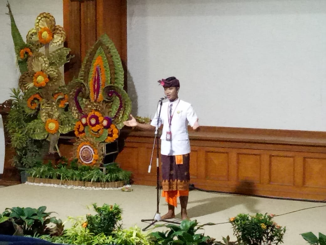  Generasi Muda Ikuti Lomba Pidarta Basa Bali PKB XLIII