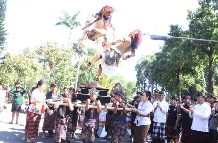  Karnaval Ogoh-ogoh Anak Memikat Pengunjung Kasanga Festival 2023