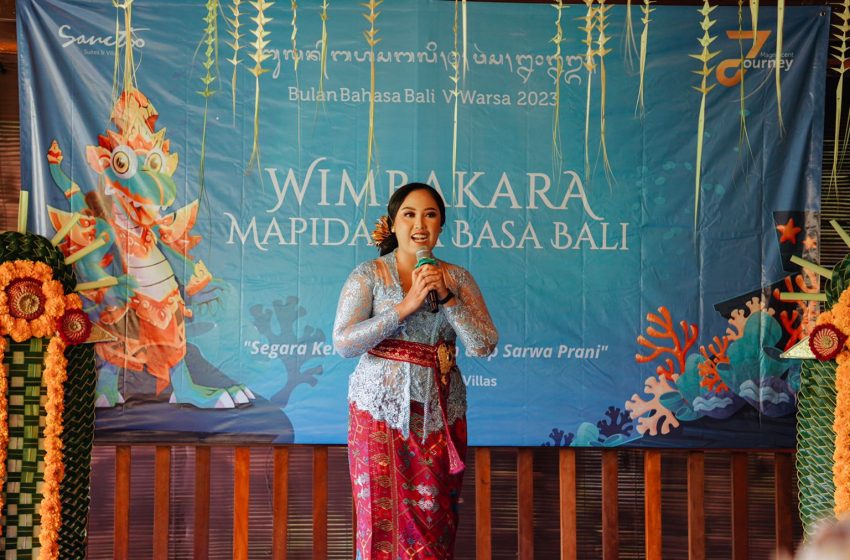  Sanctoo Suites & Villas Tunjukkan Eksistensi Bahasa Bali