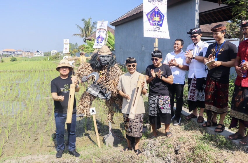  Desa Tibubeneng Melestarikan Subak dengan Menggelar Lomba Lelakut