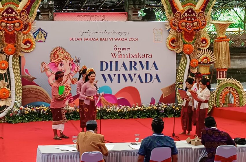  Kabupaten Badung, Kota Denpasar dan Buleleng Pemenang Lomba Debat Mabasa Bali BBB VI