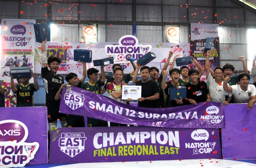  AXIS Nation Cup 2024: SMA Negeri 12 Surabaya ke Grand Final, Tim Futsal Top Jawa Timur, Bali, NTB dan NTT Tersisih