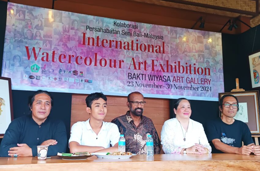  Persahabatan Seni Kolaborasi Bali Malaysia Watercolor Art Exhibition 2024