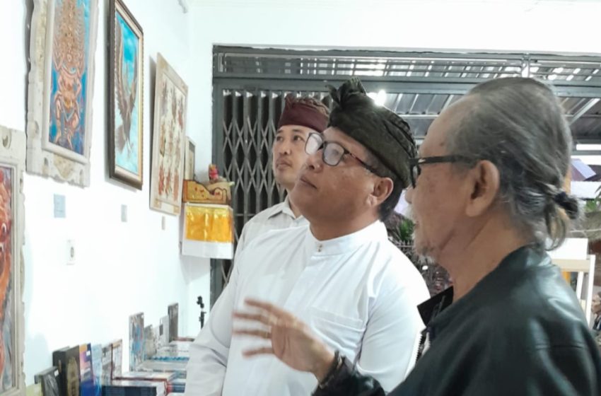  I Wayan Beratha Yasa Pemerkan ‘The Beauty of Wayang’ di Pustaka Bali Seni Denpasar