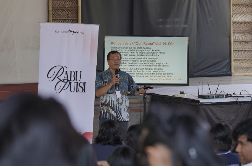  Komunitas Mahima Gelar ‘Rabu Puisi’: Kampanyekan Satu Abad Kelahiran Puisi Indonesia di Bali