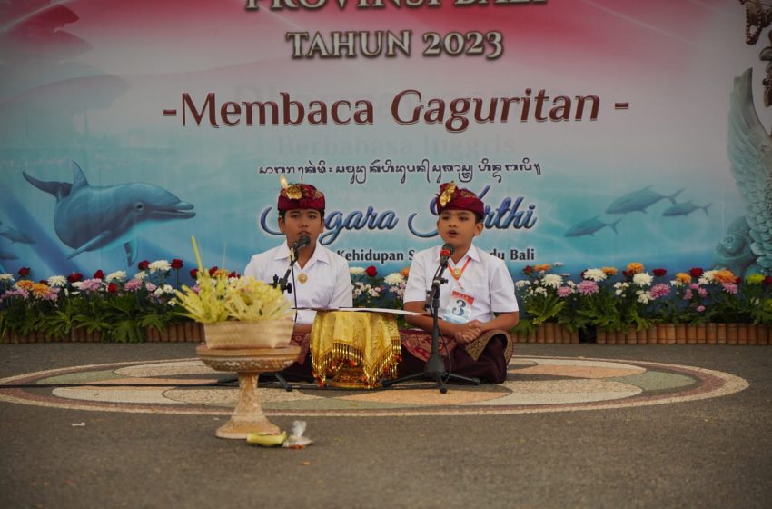  Utsawa Dharma Gita ke-32: Melombakan 9 Mata Lomba, Diikuti 370 Peserta Seluruh Kabupaten dan Kota di Bali