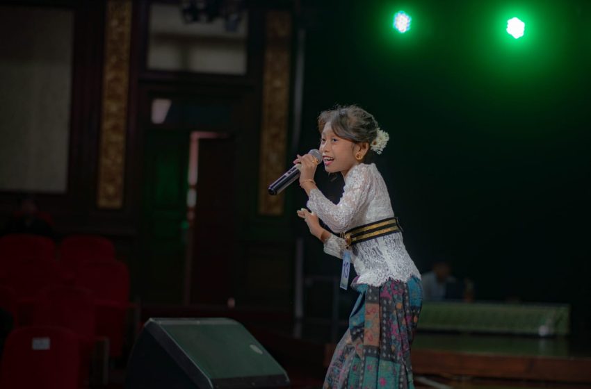  Lomba Gending Rare Peserta SD Memikat Pengunjung Bulan Bahasa Bali 2026